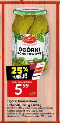 Twój Market Ogórki konserwowe Urbanek oferta