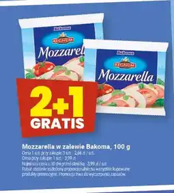 Twój Market Mozzarella w zalewie Bakoma oferta