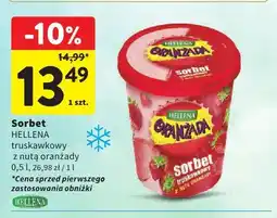 Intermarche Sorbet Hellena truskawkowy z nutą oranżady oferta