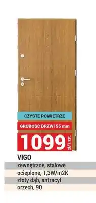 Merkury Market Drzwi zewnętrzne stalowe Vigo oferta