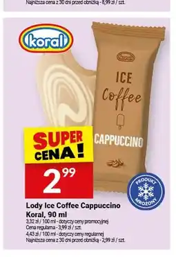Twój Market Lody Ice Coffee Cappuccino Koral oferta