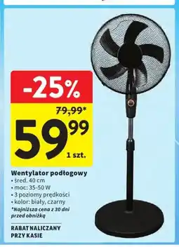 Intermarche Wentylator podłogowy oferta