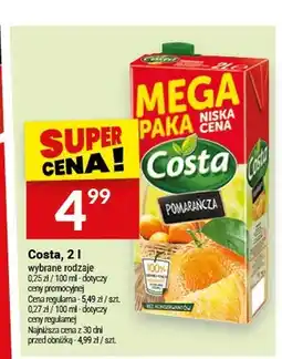 Twój Market Napój Costa Pomarańcza oferta