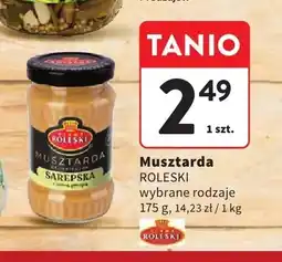 Intermarche Musztarda Sarepska Roleski oferta