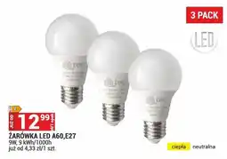 Merkury Market Żarówka LED A60 E27 3-pak oferta