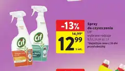 Intermarche Spray do czyszczenia odtłuszczacz Cif Cleanboost oferta