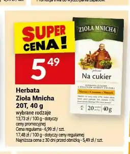 Twój Market Herbata ziołowa Zioła Mnicha Na cukier oferta