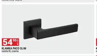Merkury Market Klamka Paco Slim rozeta fit czarna oferta