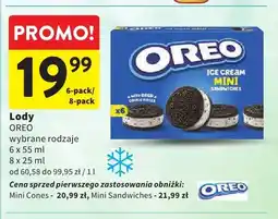 Intermarche Lody Oreo Mini Sandwiches 6-pak oferta