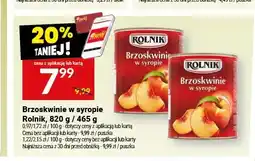 Twój Market Brzoskwinie w syropie Rolnik oferta