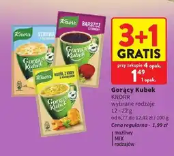 Intermarche Zupa instant Gorący Kubek Barszcz Czerwony Knorr oferta