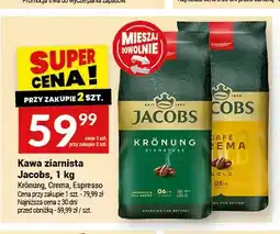 Twój Market Kawa ziarnista Jacobs Krönung oferta