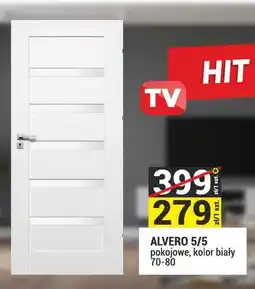 Merkury Market Drzwi pokojowe Alvero 5/5 białe oferta