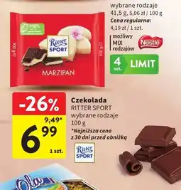Intermarche Czekolada Ritter Sport Marzipan oferta