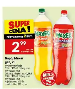 Twój Market Napój gazowany Oranżada Maxer oferta
