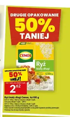 Twój Market Ryż biały długi Cenos 4-pak oferta