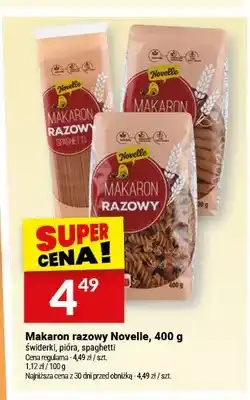 Twój Market Makaron razowy świderki Novelle oferta