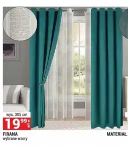 Merkury Market Firana wys. 305 cm oferta