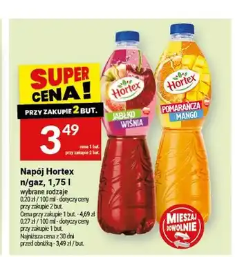 Twój Market Napój niegazowany Hortex Jabłko Wiśnia oferta