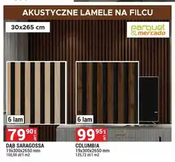 Merkury Market Lamele akustyczne na filcu Dąb Saragossa Parquet & Mercado oferta