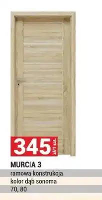 Merkury Market Drzwi ramowe Murcia 3 dąb sonoma oferta