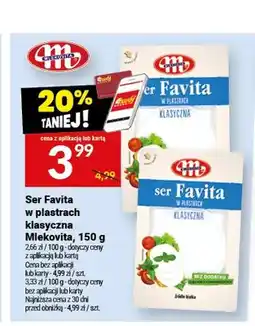 Twój Market Ser Favita w plastrach klasyczna Mlekovita oferta