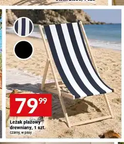 Twój Market Leżak plażowy drewniany oferta