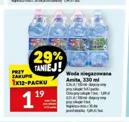 Twój Market Woda niegazowana Amita 12-pak oferta