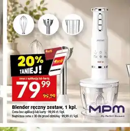 Twój Market Blender ręczny zestaw MPM oferta