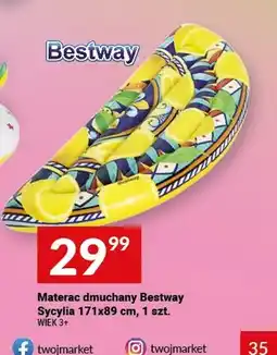 Twój Market Materac dmuchany Bestway Sycylia oferta