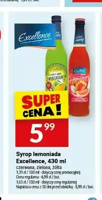 Twój Market Syrop lemoniada Excellence czerwona oferta