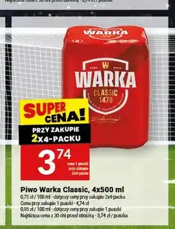Twój Market Piwo Warka Classic 4-pak oferta