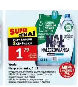 Twój Market Woda niegazowana Nałęczowianka 6-pak oferta