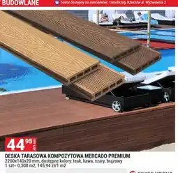 Merkury Market Deska tarasowa kompozytowa Mercado Premium 2200x140x20 mm oferta