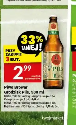 Twój Market Piwo Browar Grodzisk Pils oferta