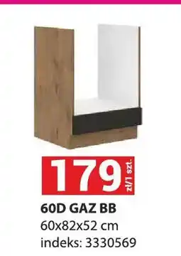 Merkury Market Szafka kuchenna Vigo Grafit 60D GAZ BB oferta
