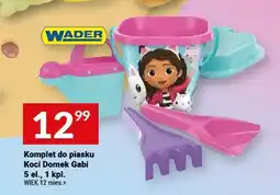 Twój Market Komplet do piasku Koci Domek Gabi Wader oferta