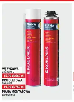 Merkury Market Piana montażowa całoroczna wężykowa Koelner oferta
