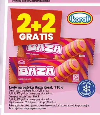 Twój Market Lody na patyku Baza Koral oferta