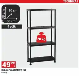 Merkury Market Regał plastikowy T60 czarny oferta