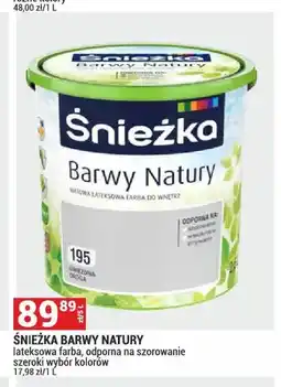 Merkury Market Farba lateksowa Śnieżka Barwy Natury oferta