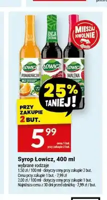 Twój Market Syrop Łowicz pomarańcza oferta