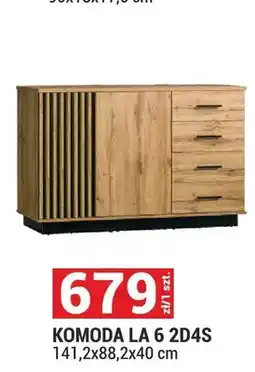 Merkury Market Komoda Lamelo LA 6 2D4S oferta