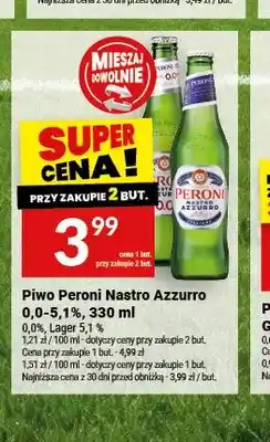 Twój Market Piwo bezalkoholowe Peroni Nastro Azzurro oferta