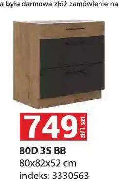 Merkury Market Szafka kuchenna 80D 3S BB oferta