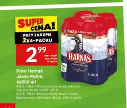 Twój Market Piwo Harnaś Jasne Pełne 4-pak oferta