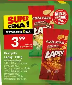 Twój Market Prażynki Łapsy o smaku zielonej cebulki oferta