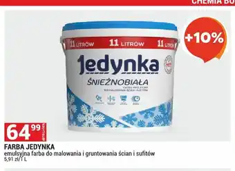 Merkury Market Farba emulsyjna Jedynka Śnieżnobiała oferta