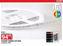 Merkury Market Zestaw taśma LED RGB z pilotem IP65 oferta