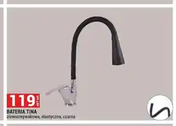 Merkury Market Bateria zlewozmywakowa Tina elastyczna czarna oferta